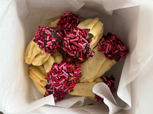 Valentine's Day Italian Butter Cookie Box